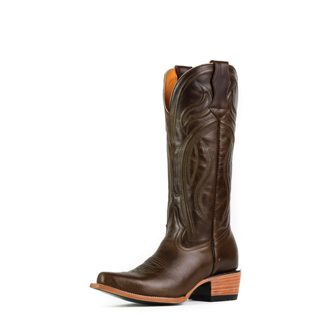 Bota Dama Oklahoma Verde Olivo