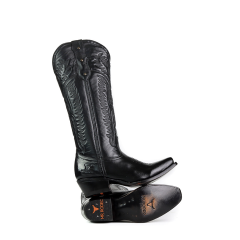 Bota Dama Nebraska Negro