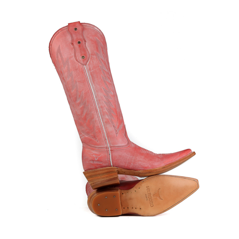 Bota Dama Kansas Rojo