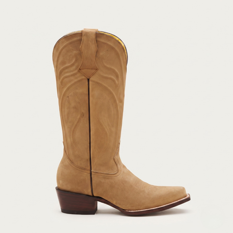 Bota Oklahoma Gamuza Camel
