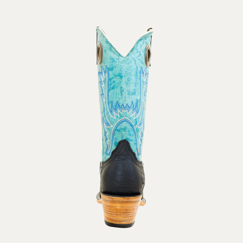 Bota Rodeo Negro Azulado