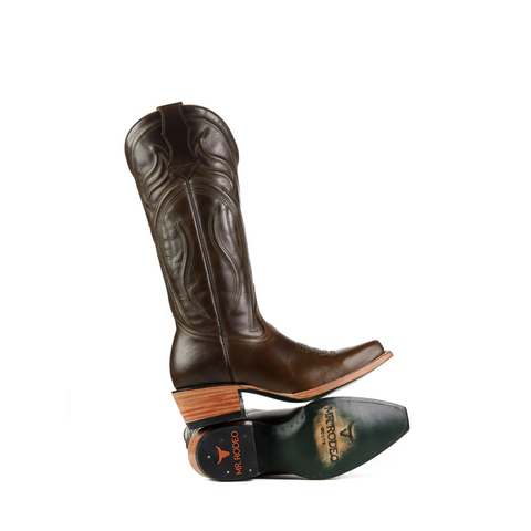 Bota Dama Oklahoma Verde Olivo