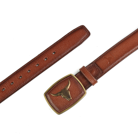 Cinto Miel Mr Rodeo Hebilla Oro