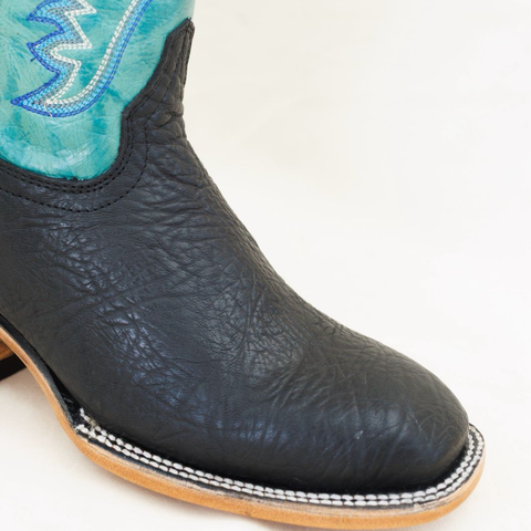 Bota Rodeo Negro Azulado