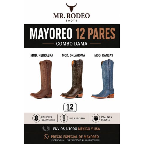 Mayoreo 12 pares Combo Dama