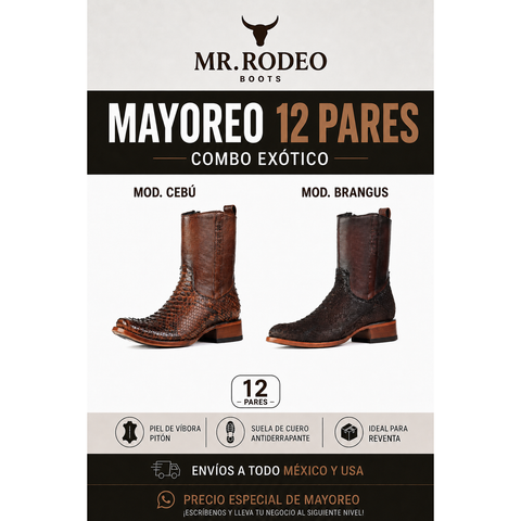 mayoreo 12 pares combo exotico