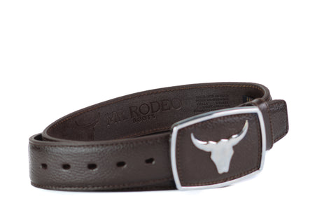 Cinto Mr Rodeo Hebilla Plata
