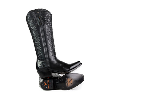 Bota Dama Nebraska Negro