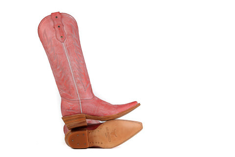 Bota Dama Kansas Rojo