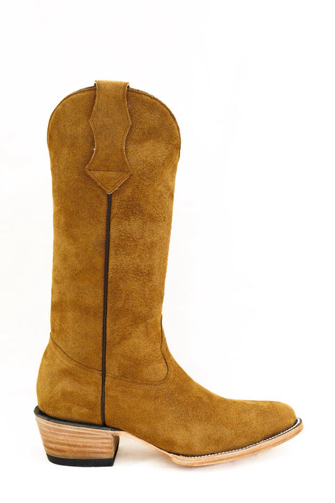 BOTA DAMA DAKOTA GAMUZA CAMEL