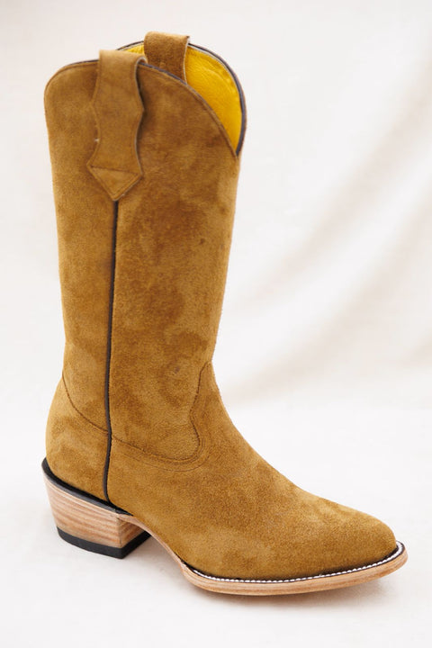 BOTA DAMA DAKOTA GAMUZA CAMEL